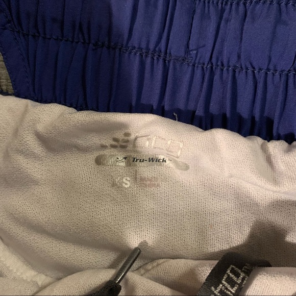 BCG Inner Drawstring Running Shorts -Blue/Gray - Picture 3 of 4